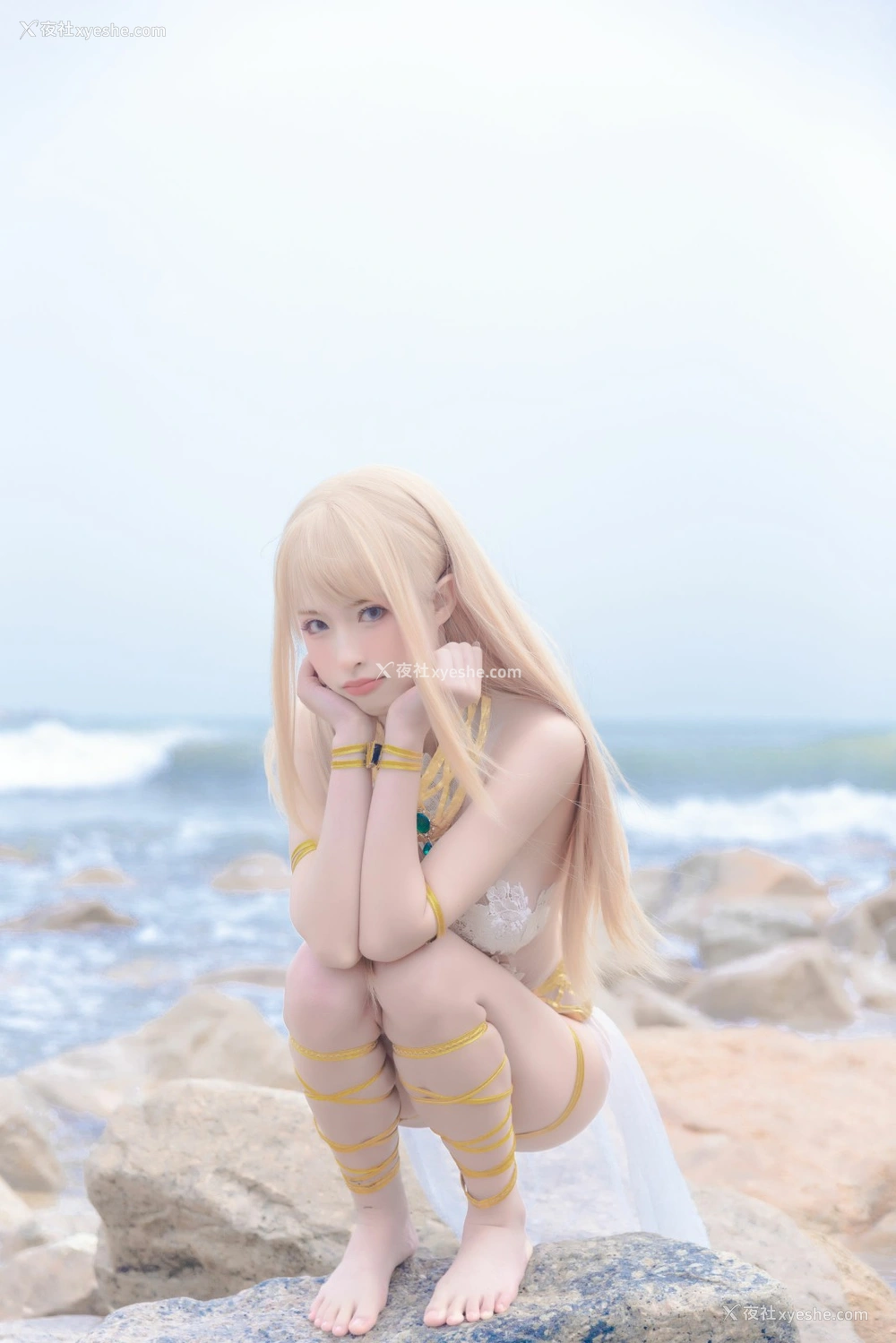 1P - 清水由乃 – 玛丽萝丝白色泳衣