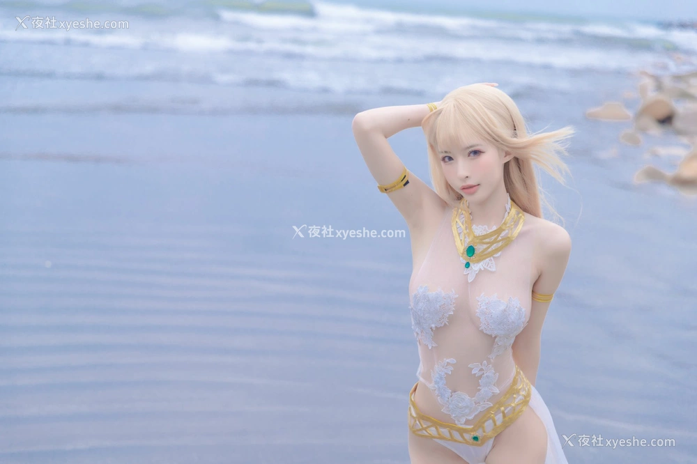 1P - 清水由乃 – 玛丽萝丝白色泳衣