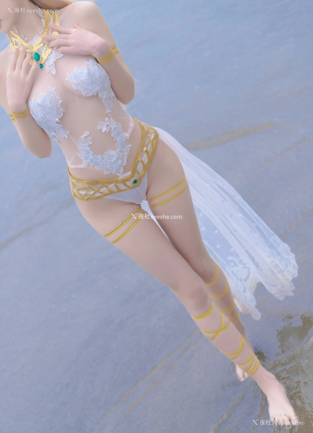 1P - 清水由乃 – 玛丽萝丝白色泳衣