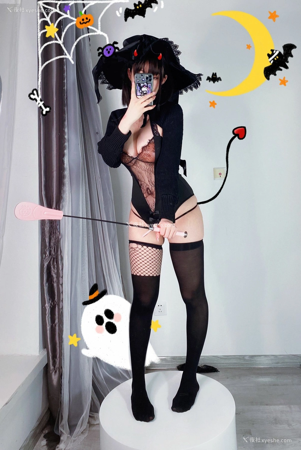1P - Coser小姐姐白银 – 柴郡魔女