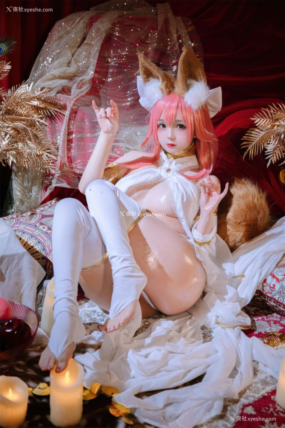 1P - 日奈娇 – 玉藻前舞娘 涂油