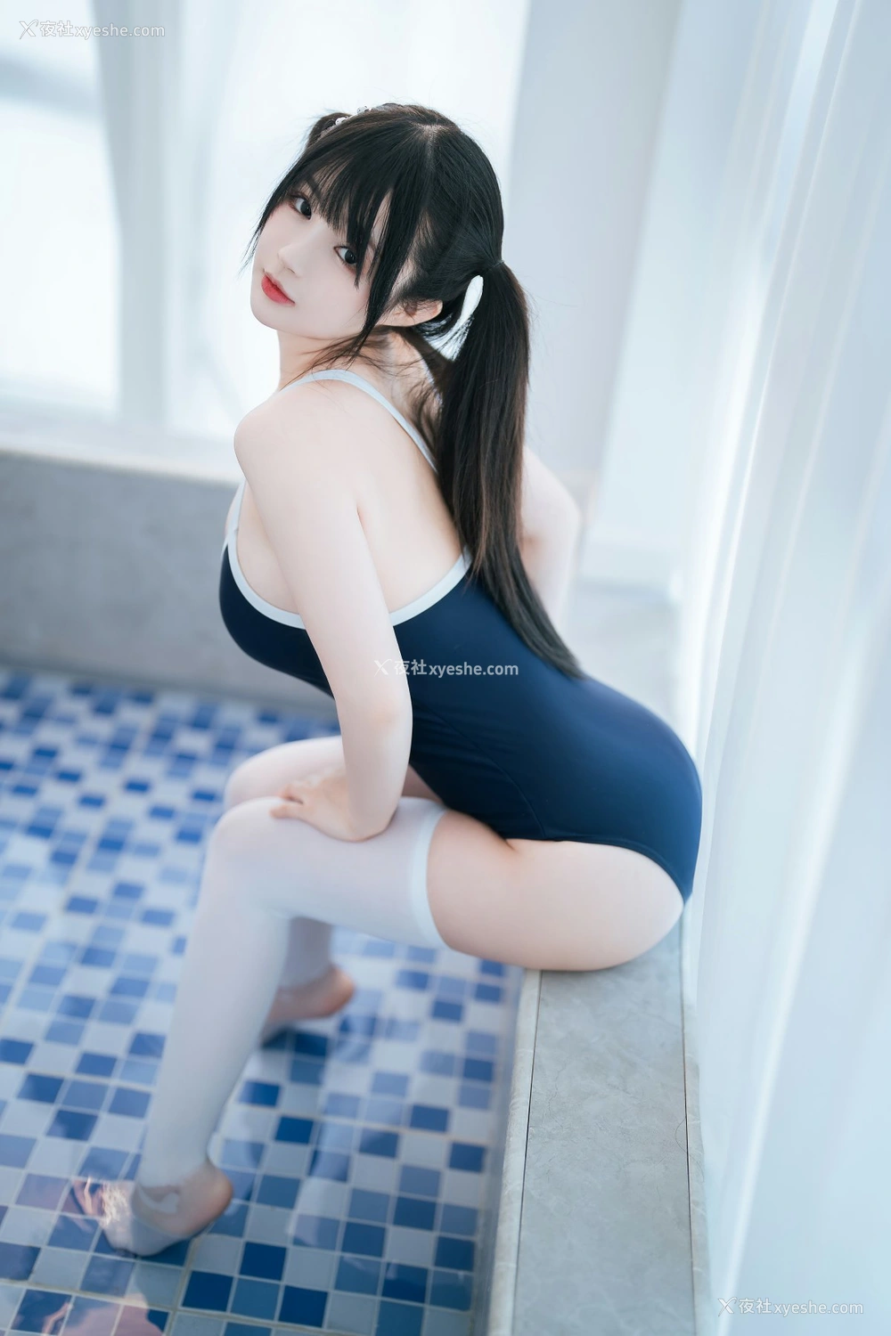 1P - 桜井宁宁 – 白丝死库水