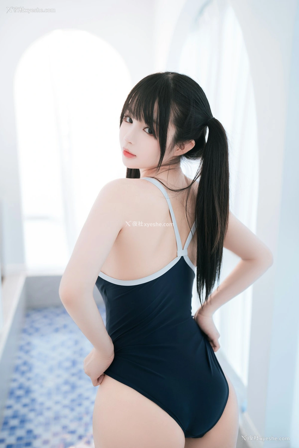 1P - 桜井宁宁 – 白丝死库水