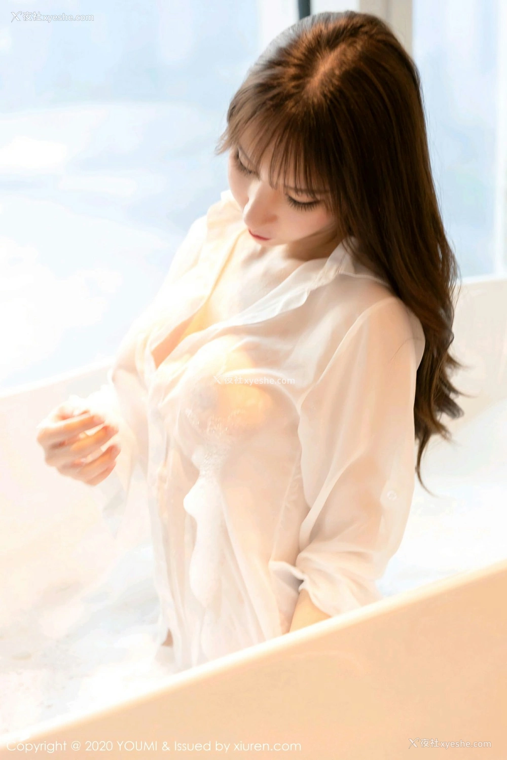 1P - [YOUMI尤蜜荟] VOL.525 周于希Sandy 酒店浴室