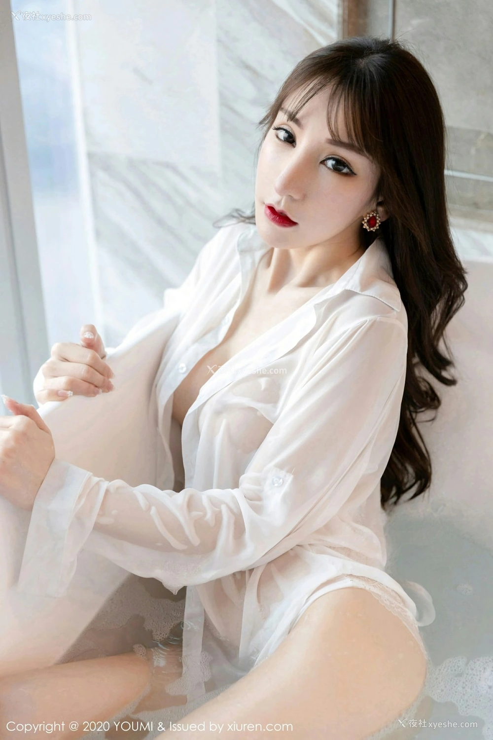 1P - [YOUMI尤蜜荟] VOL.525 周于希Sandy 酒店浴室