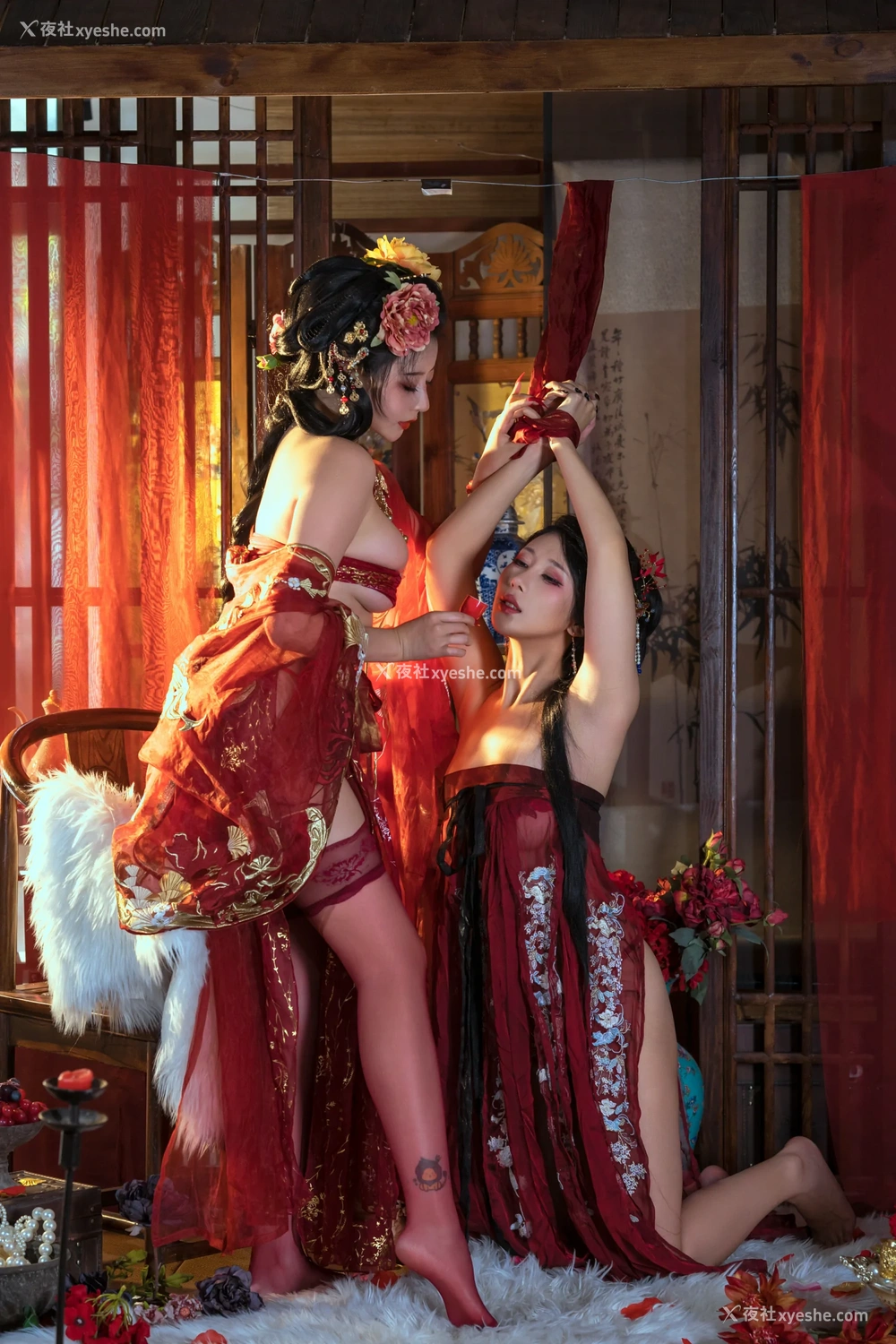 1P - 云溪溪 – 奶桃&奈汐酱nice 青楼韵事