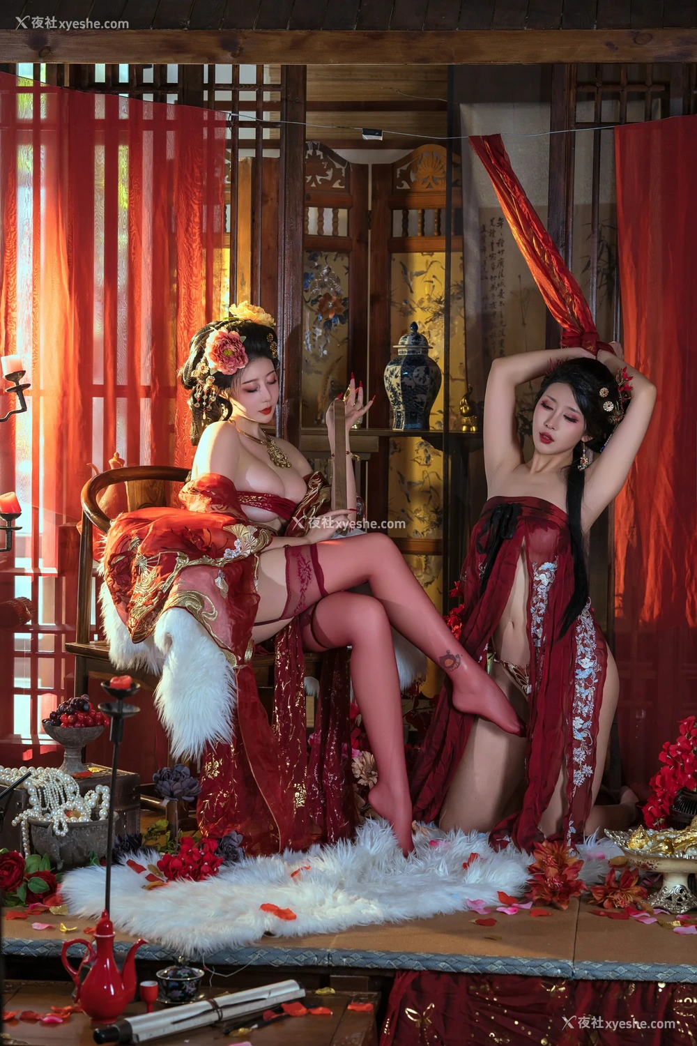 1P - 云溪溪 – 奶桃&奈汐酱nice 青楼韵事