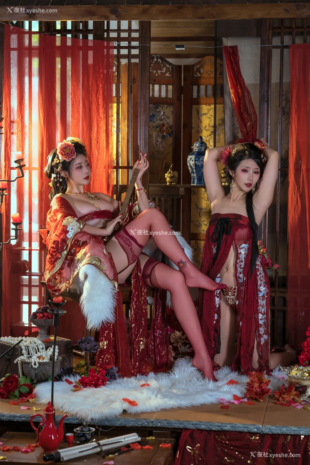 1P - 云溪溪 – 奶桃&奈汐酱nice 青楼韵事