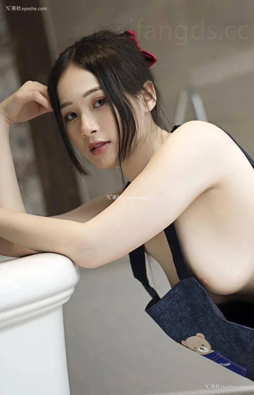 1P - 清新美女婕咪欲望厨娘 SM捆绑无圣光图集