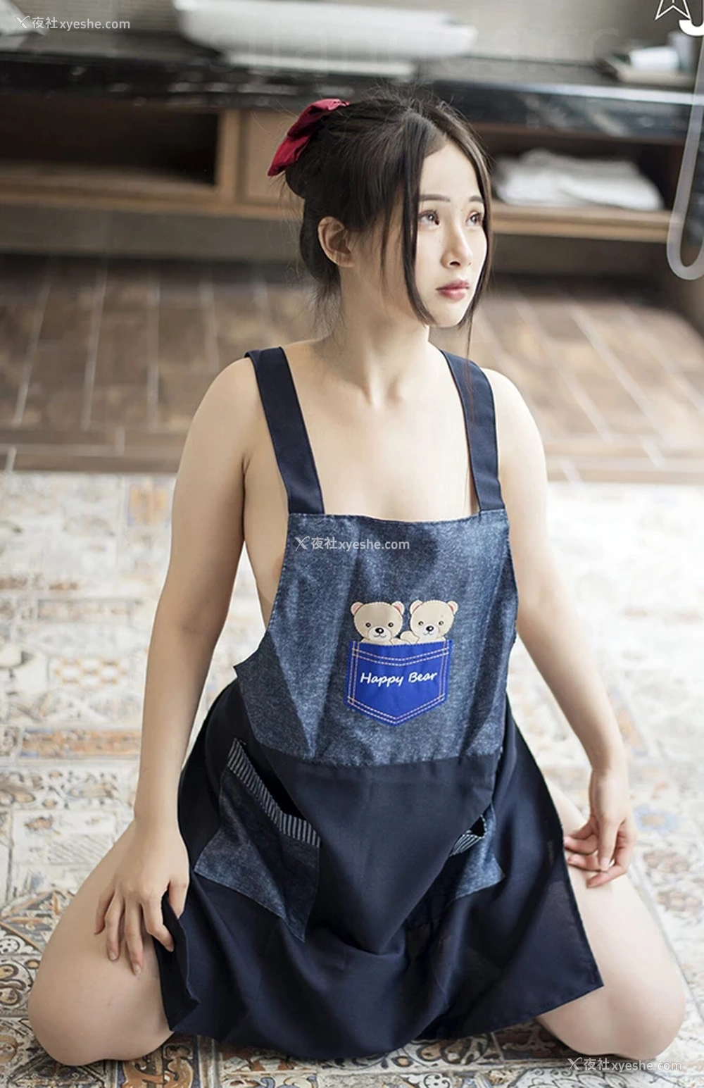 1P - 清新美女婕咪欲望厨娘 SM捆绑无圣光图集