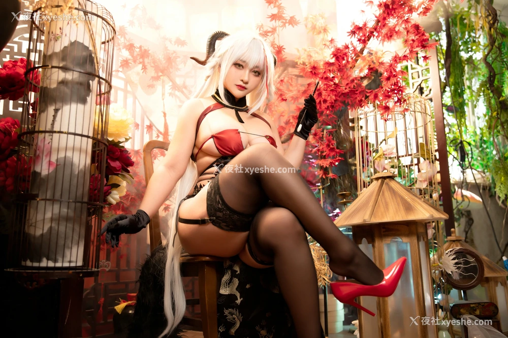 1P - 洛璃LoLiSAMA – 埃吉尔旗袍 金龙腾祥云