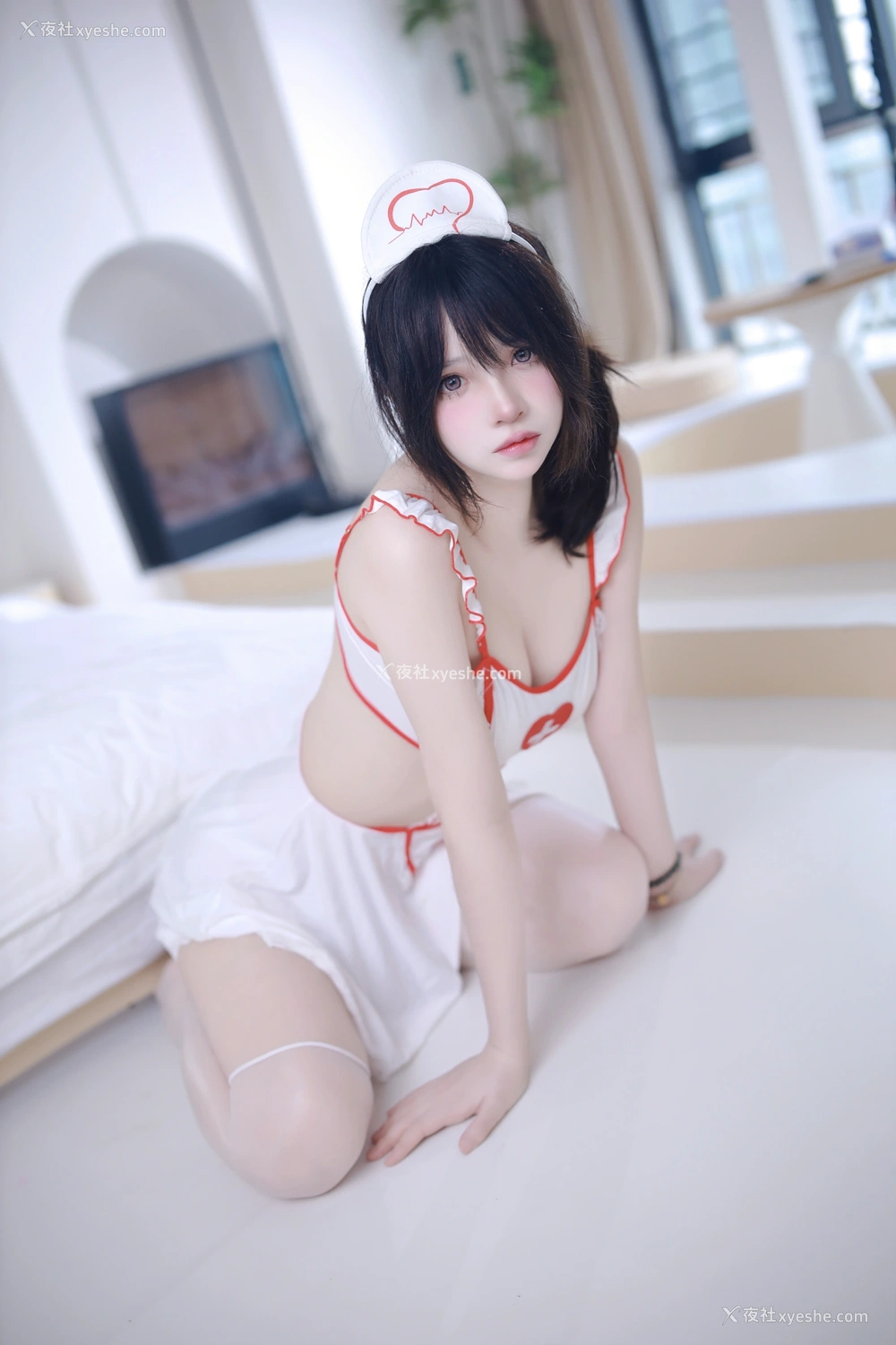 1P - 疯猫ss – 少女衣橱 粉护士