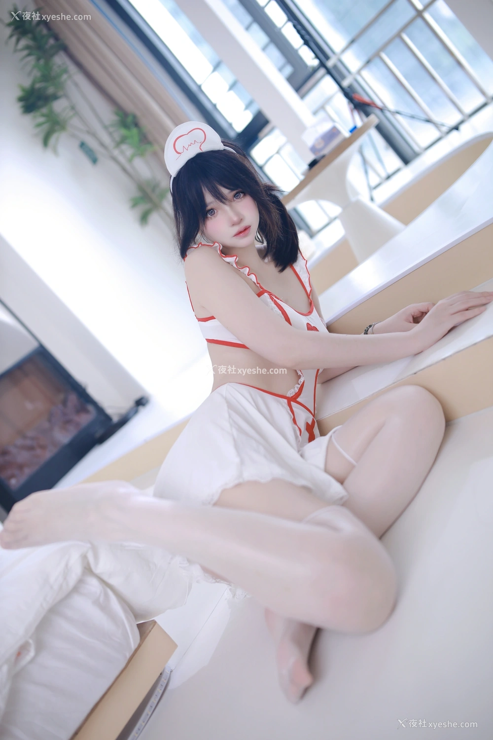1P - 疯猫ss – 少女衣橱 粉护士
