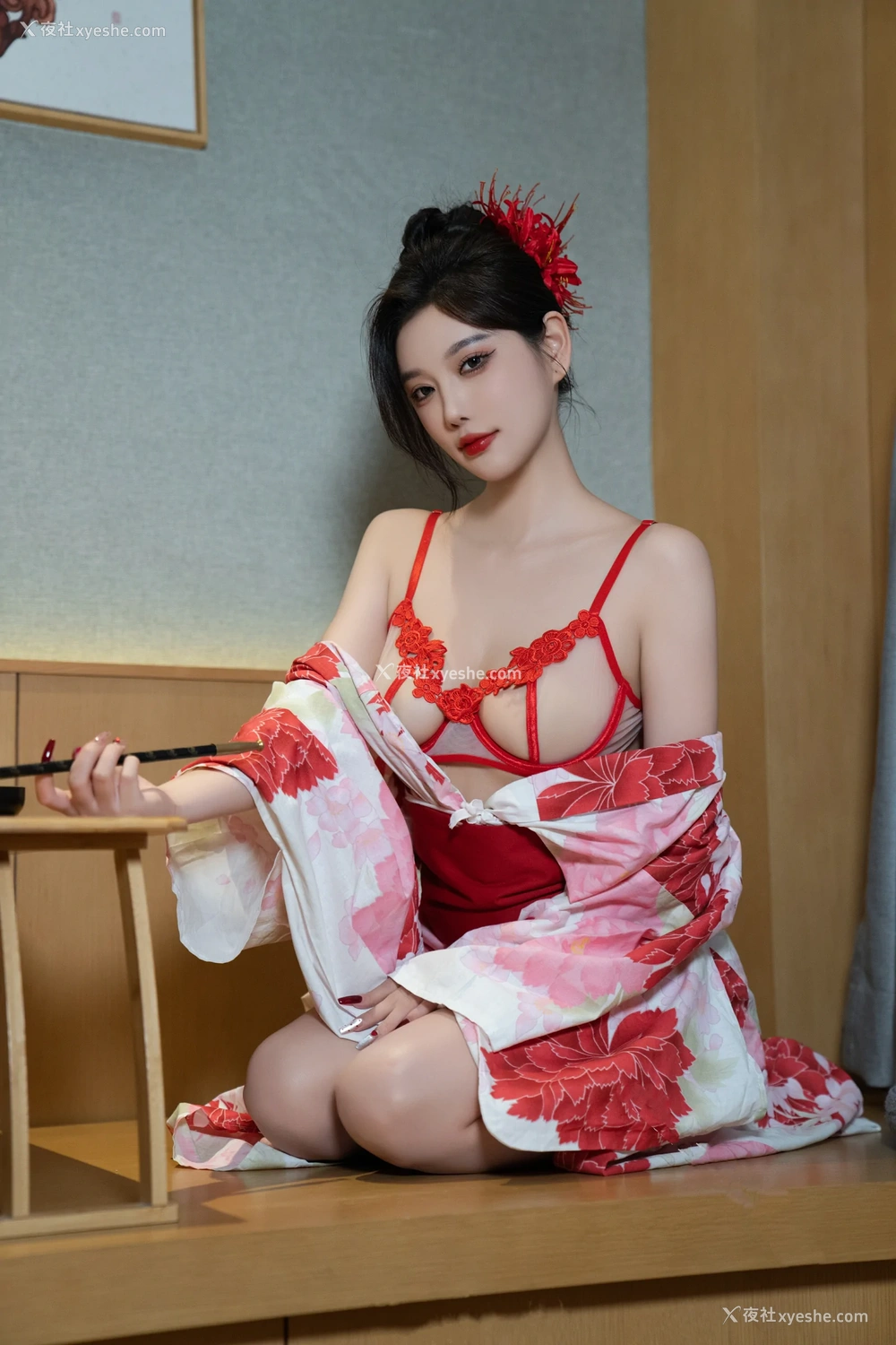 1P - xiuren秀人网福利杨晨晨Yome大尺度内部私购和服日系风