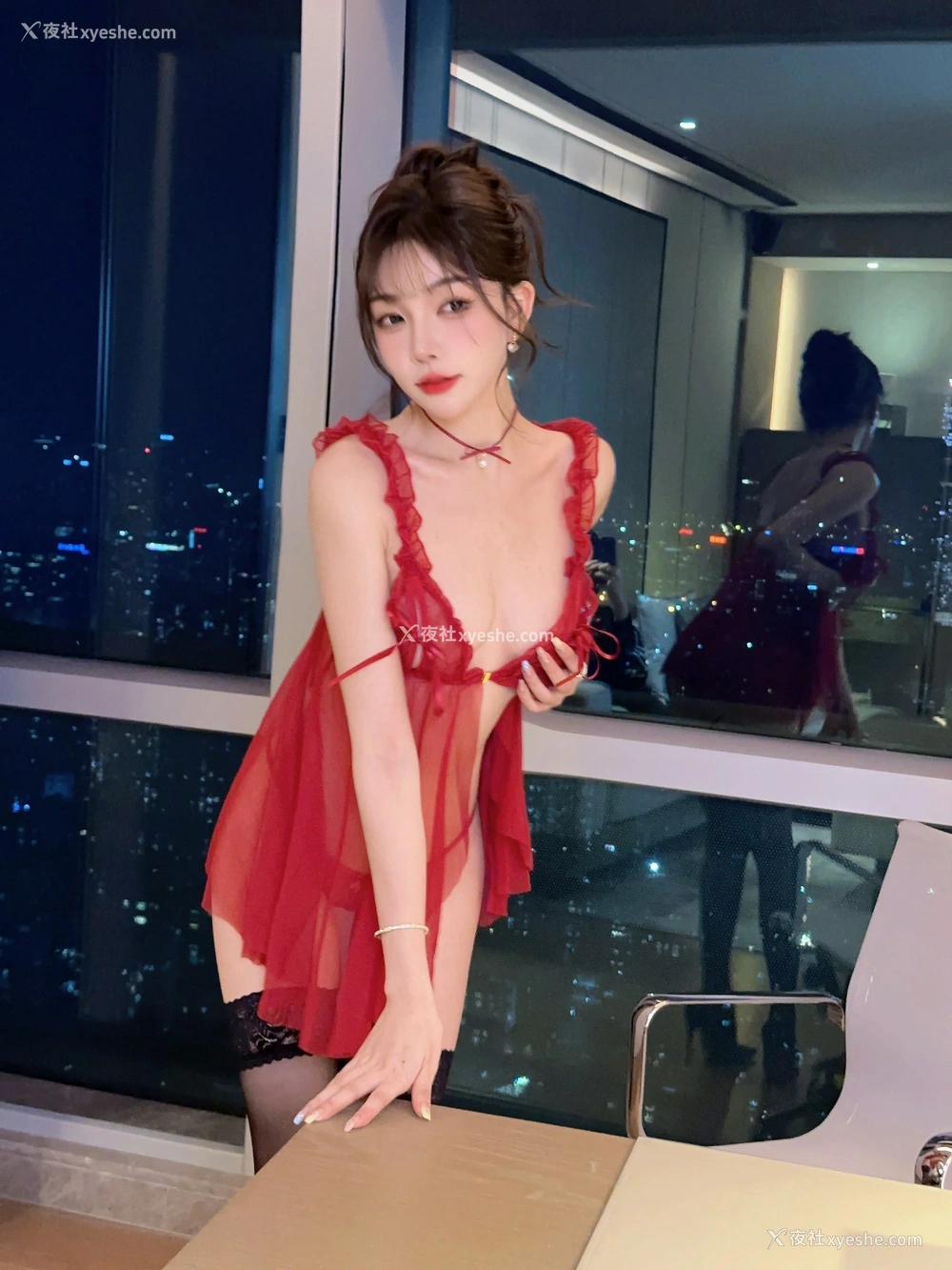 1P - 【微-密】徐莉芝Booty – 情趣吊带