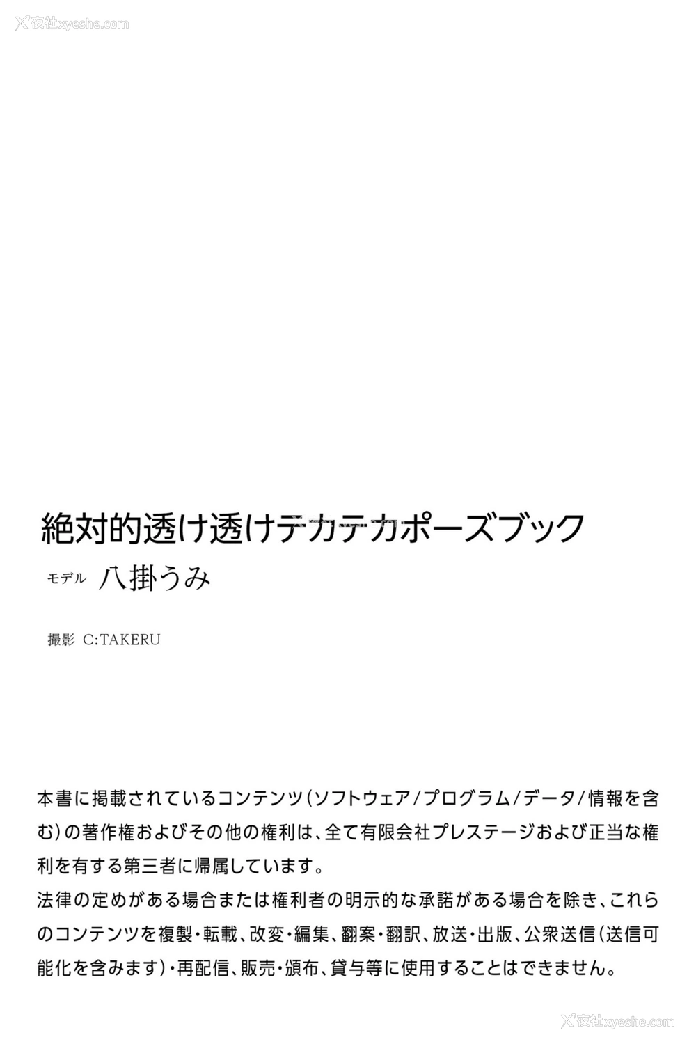1P - 八挂海《绝対的透け透けテカテカポーズブック》