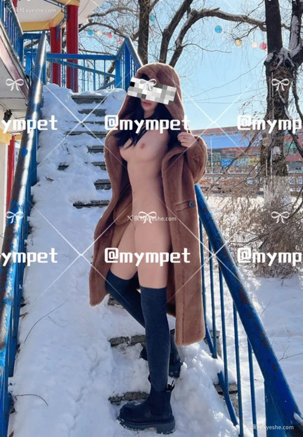 1P - 露出系福利姬@mympet 尺度私拍视图合集