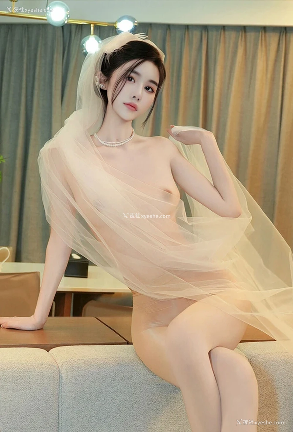 1P - 秀人女神Erikaki新娘头套尺度私购流出