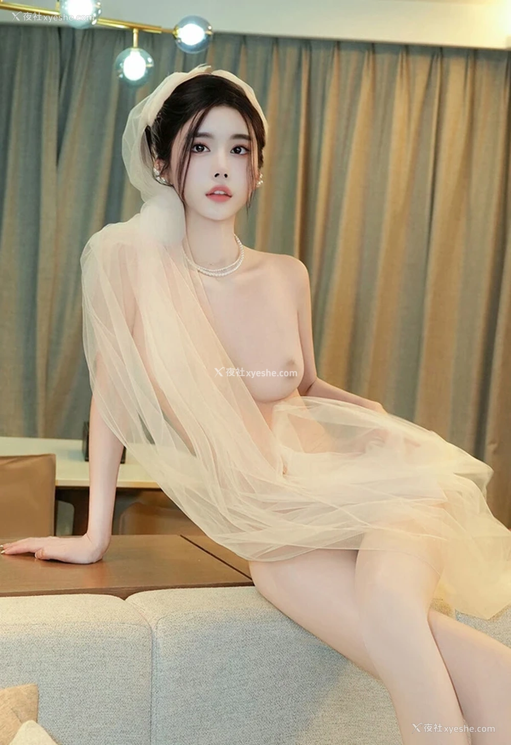 1P - 秀人女神Erikaki新娘头套尺度私购流出