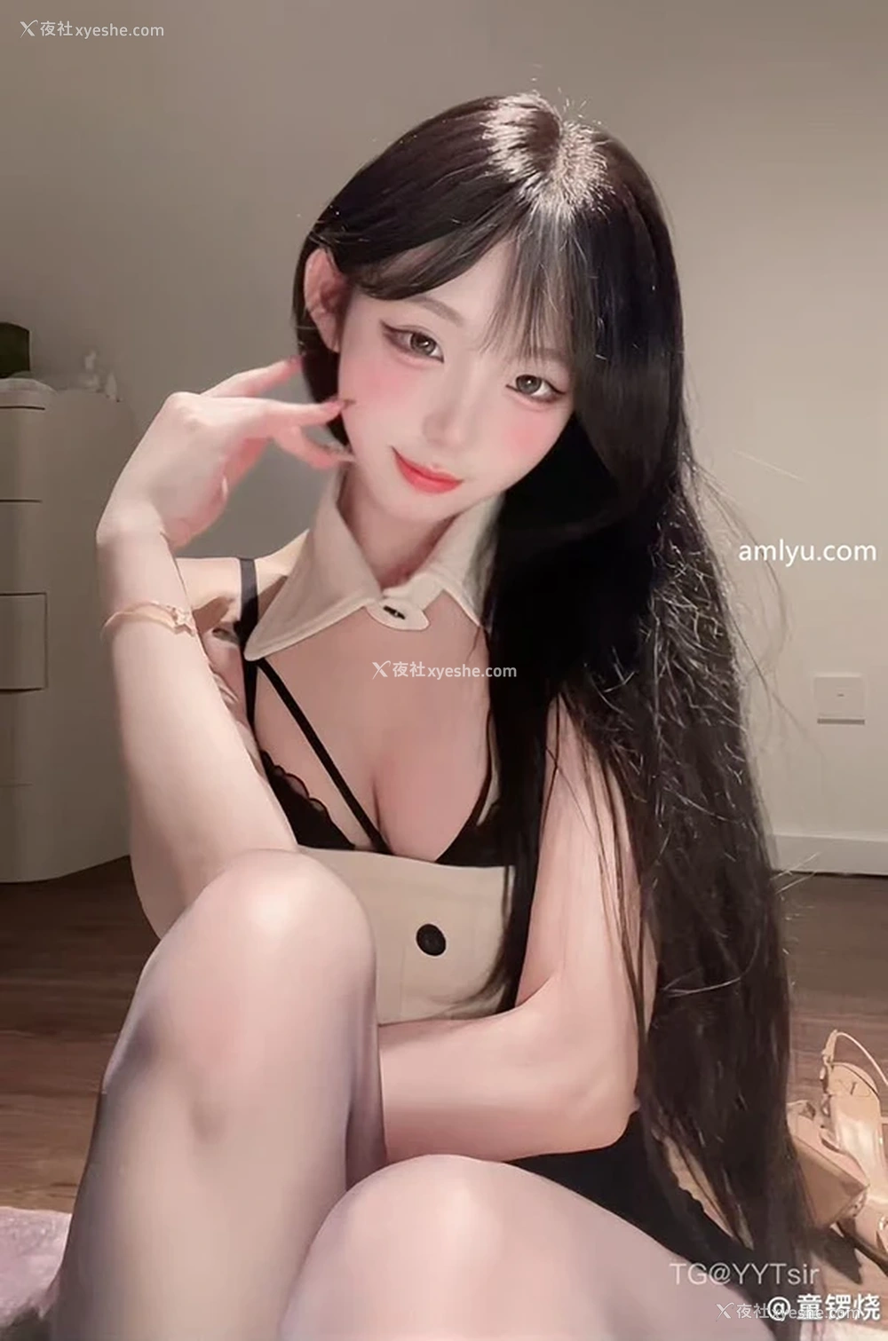 1P - 抖音百万粉网红@清纯童崽童锣烧微密圈诱惑图集