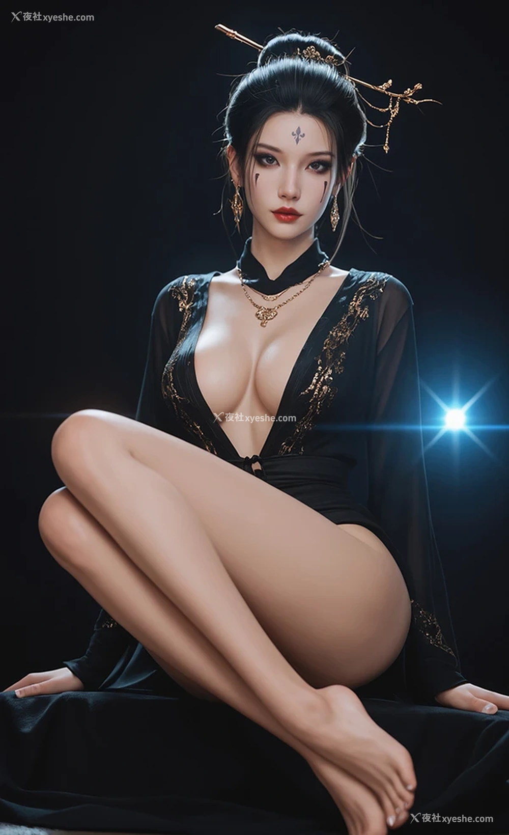 1P - AI魔法秀黑神话 四妹意难平无圣光图集3