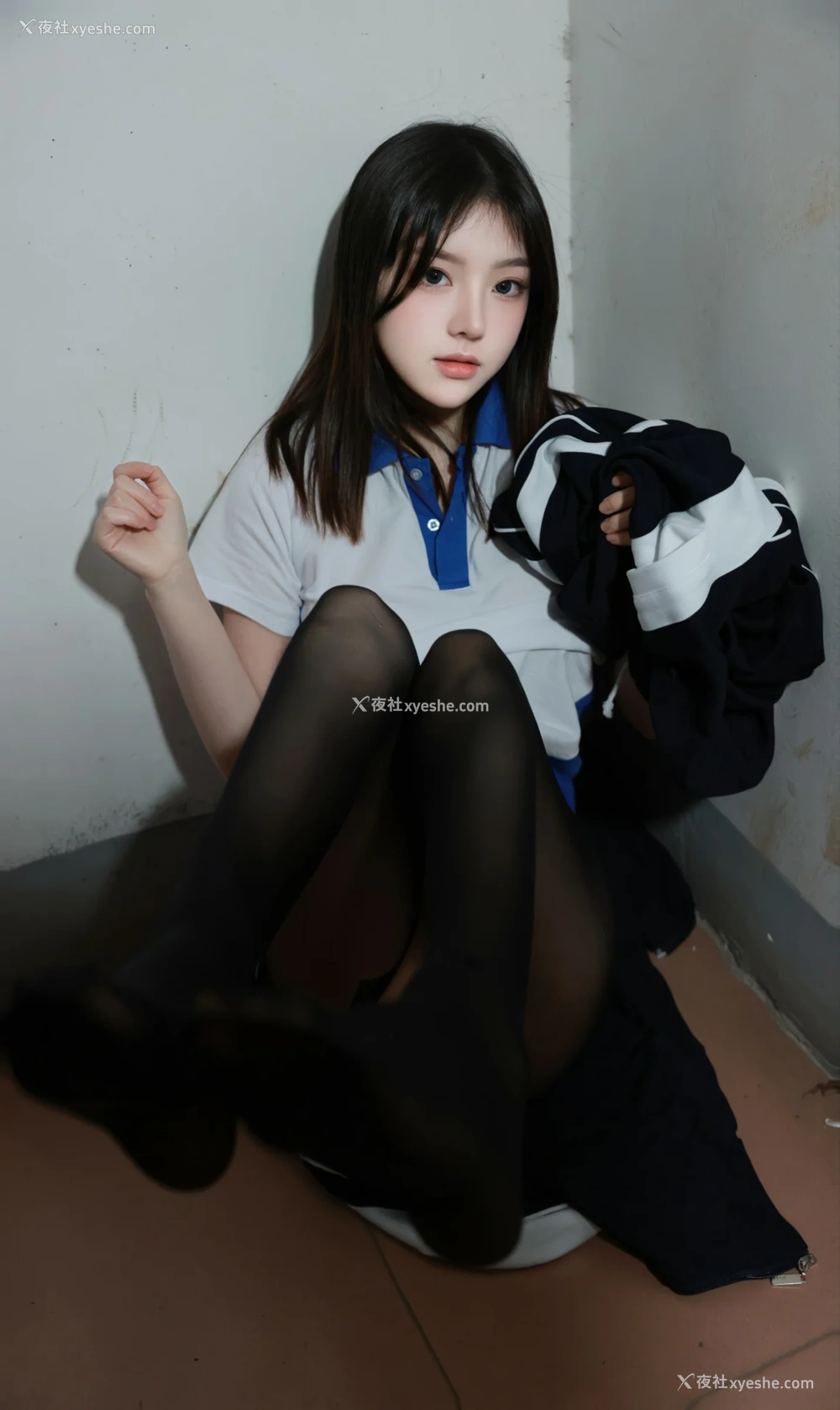 1P - xiuren秀人网福利豆瓣酱大尺度私拍写真学生妹公交车