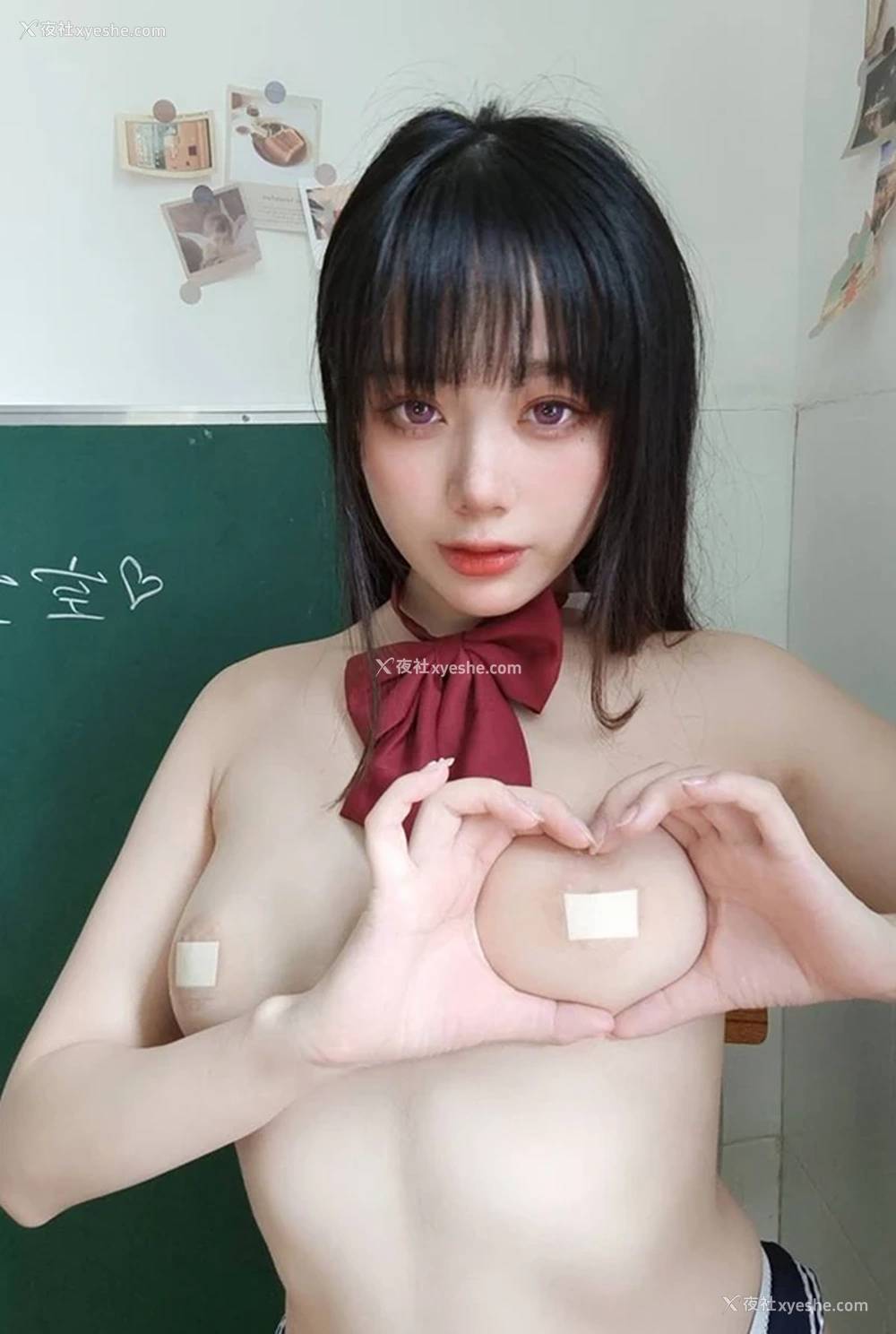 1P - 网红美女九言 OL jk学妹罕见尺度露点合集