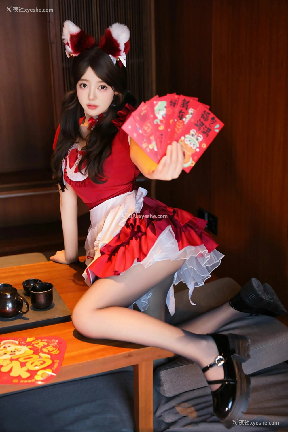1P - [XiuRen秀人网] No.9814 桃妖夭