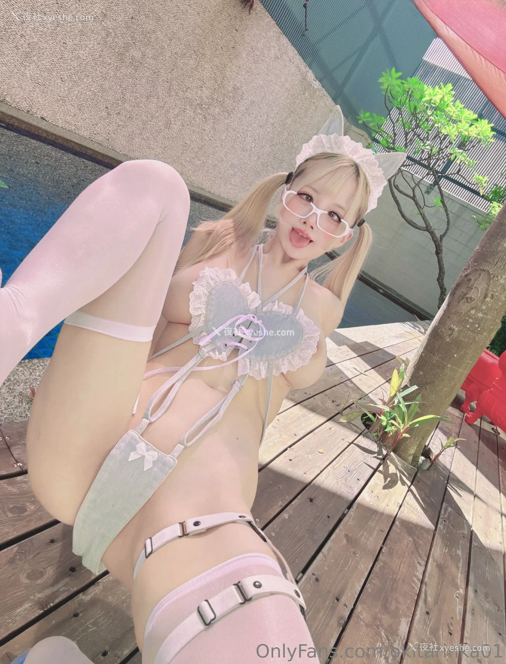 1P - 沖田凜花Rinka – 付费订阅 Denim Cat