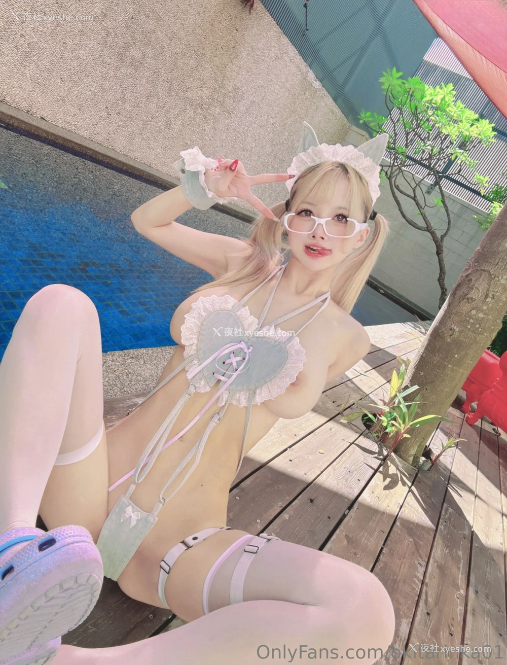 1P - 沖田凜花Rinka – 付费订阅 Denim Cat