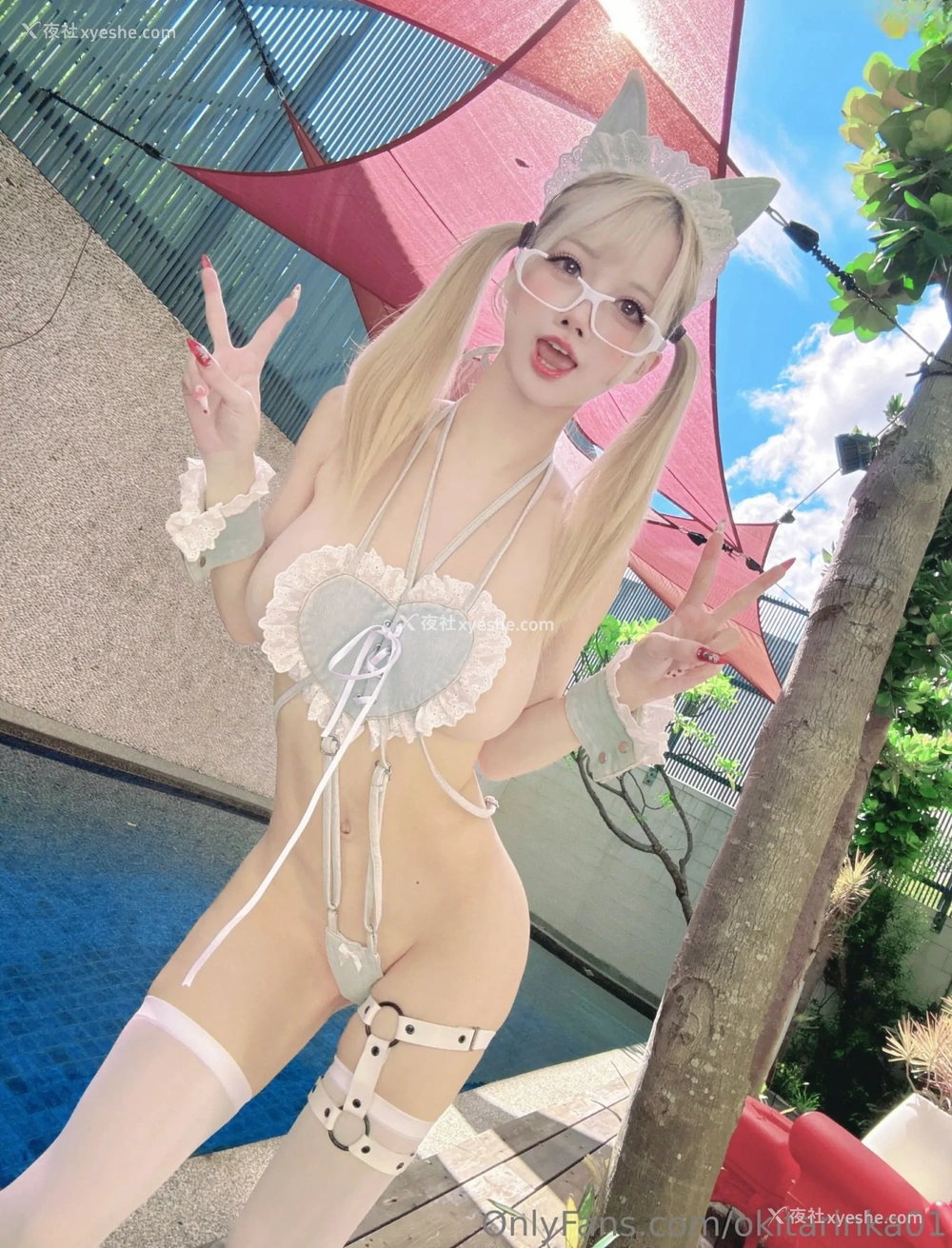 1P - 沖田凜花Rinka – 付费订阅 Denim Cat