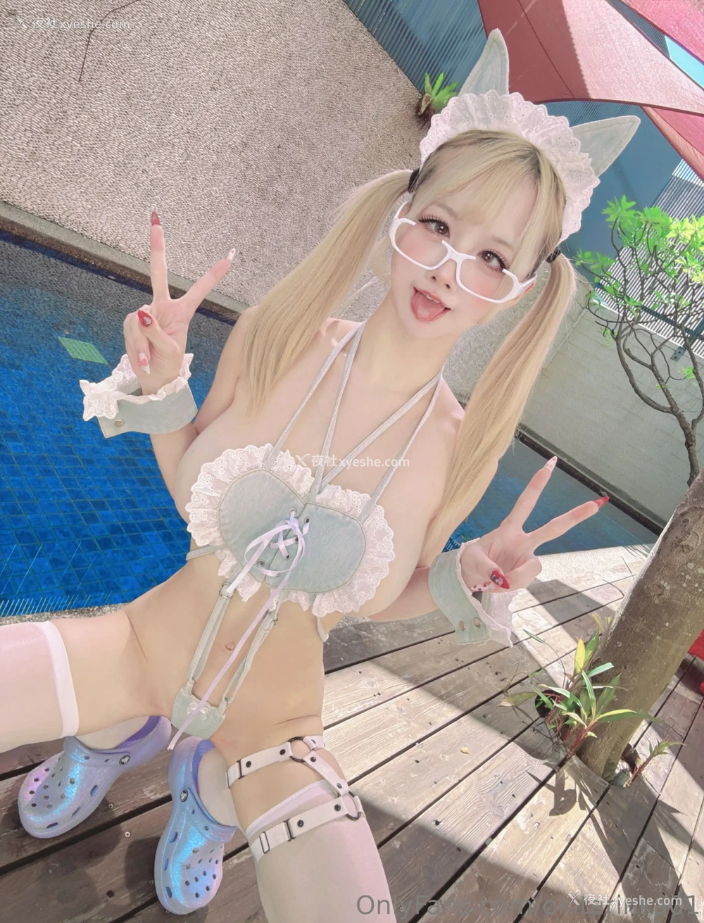 1P - 沖田凜花Rinka – 付费订阅 Denim Cat