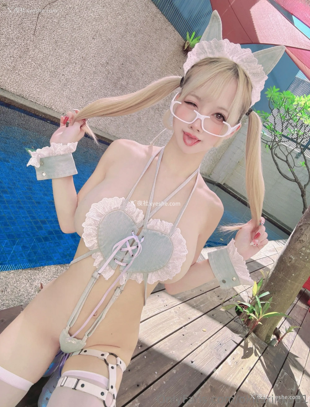 1P - 沖田凜花Rinka – 付费订阅 Denim Cat