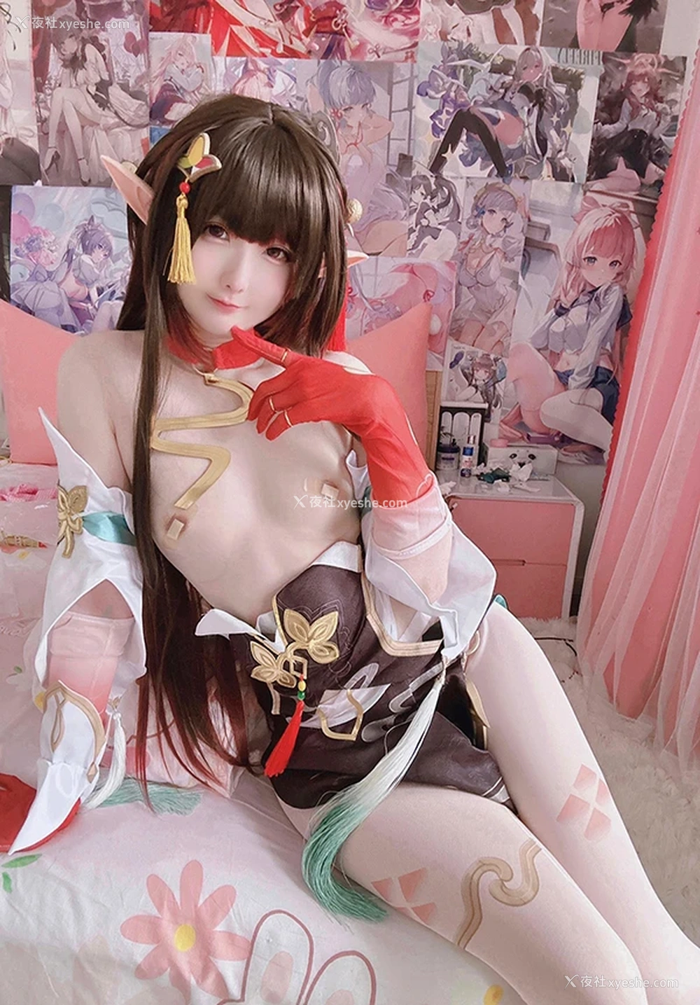 1P - 福利姬习呆呆 橘美花莉 灵砂尺度福利图集