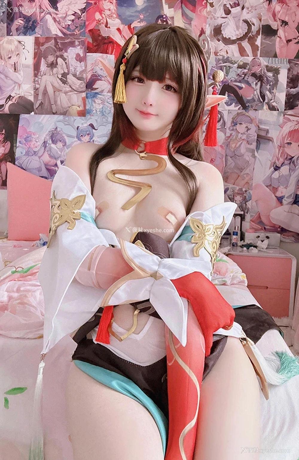 1P - 福利姬习呆呆 橘美花莉 灵砂尺度福利图集