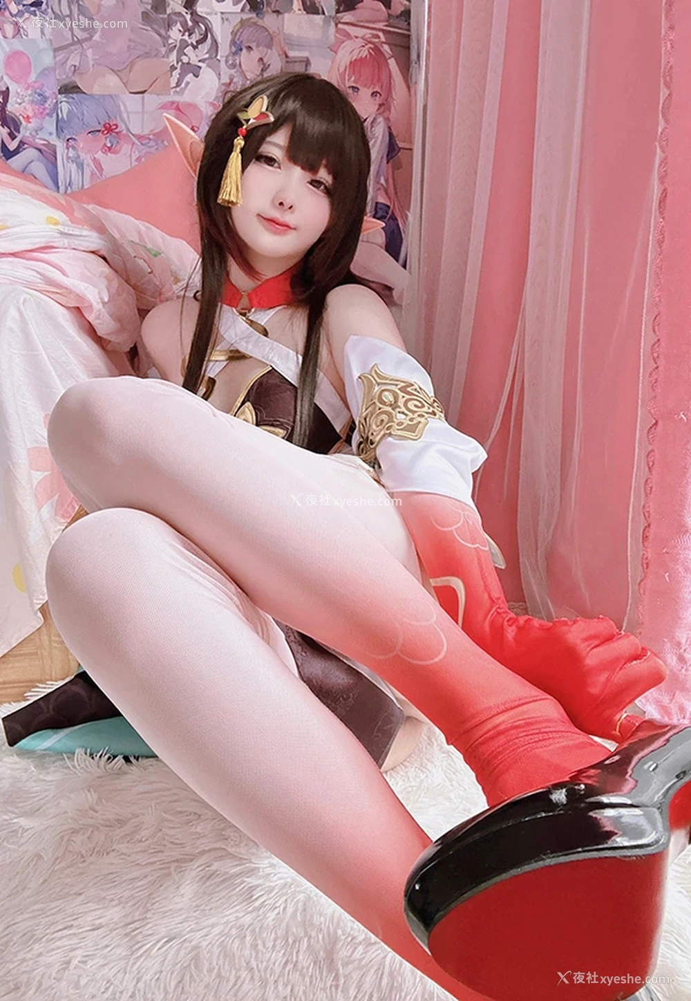 1P - 福利姬习呆呆 橘美花莉 灵砂尺度福利图集