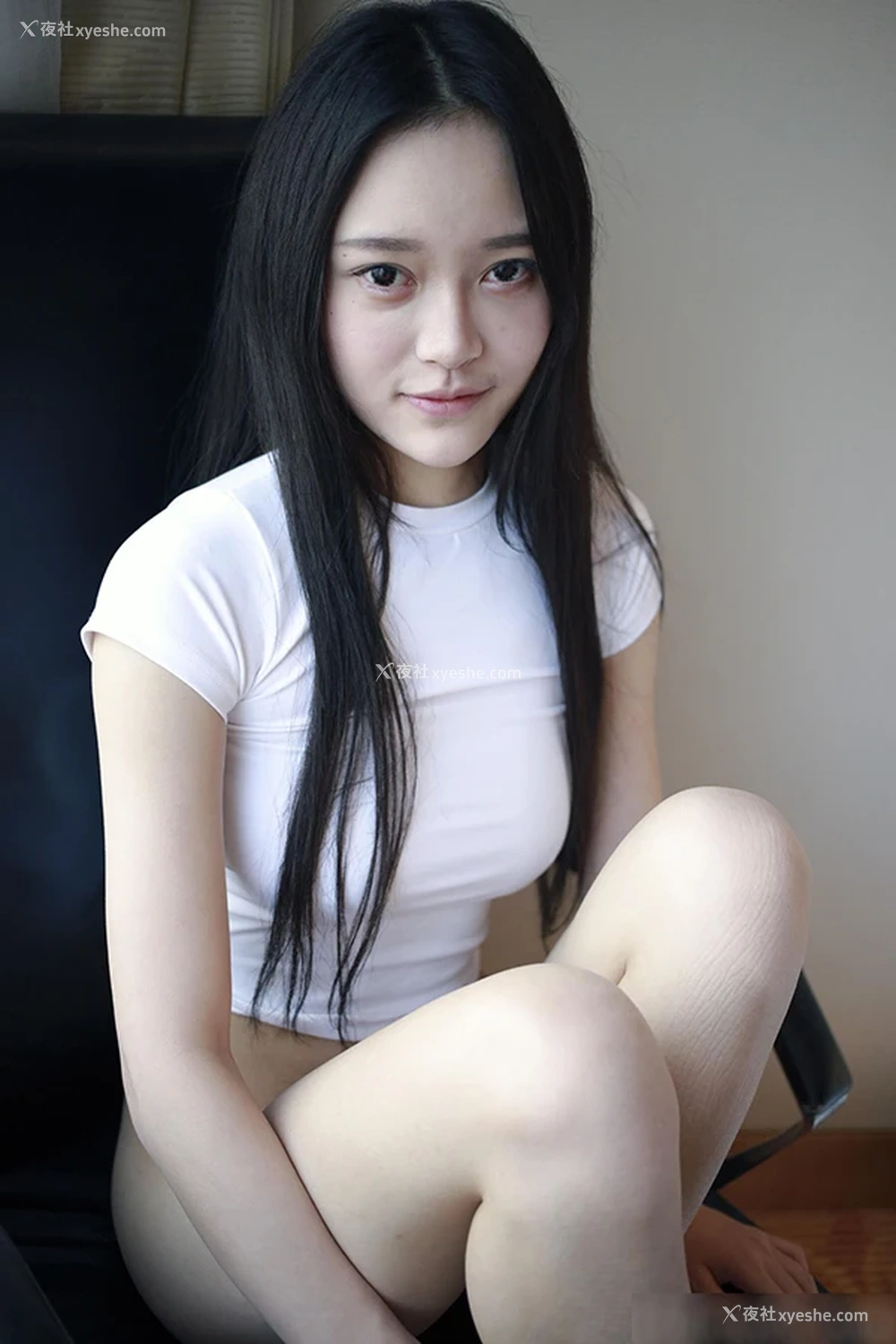 1P - 秀人女神唐琪儿白色紧身衣无修版无圣光图集