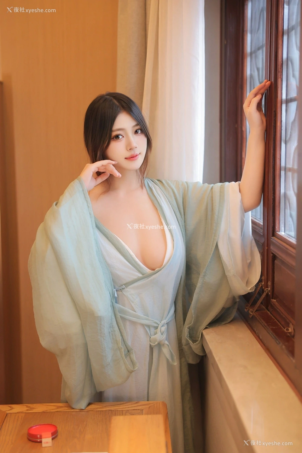 1P - xiuren秀人网福利蛋蛋宝大尺度私拍无码流出绿色汉服
