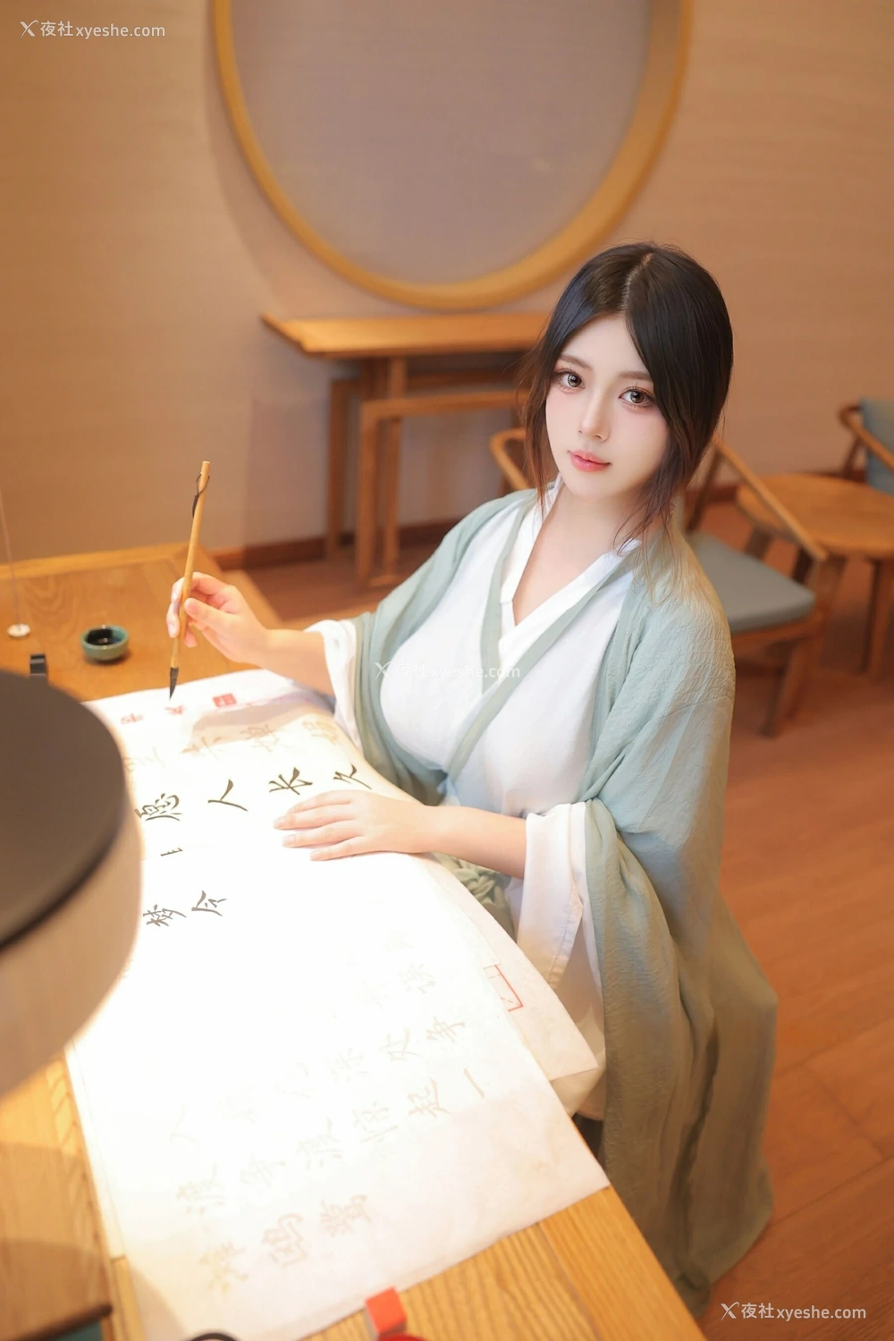 1P - xiuren秀人网福利蛋蛋宝大尺度私拍无码流出绿色汉服