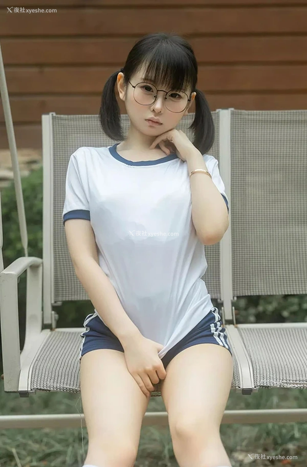 1P - 网红美女幼水铃衣 温泉体操服湿身
