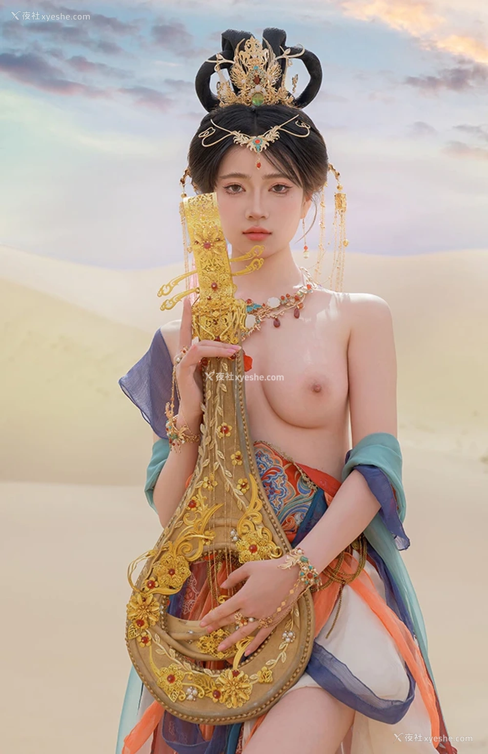 1P - 极品女神年年敦煌飞天飘飘若仙无圣光唯美图集