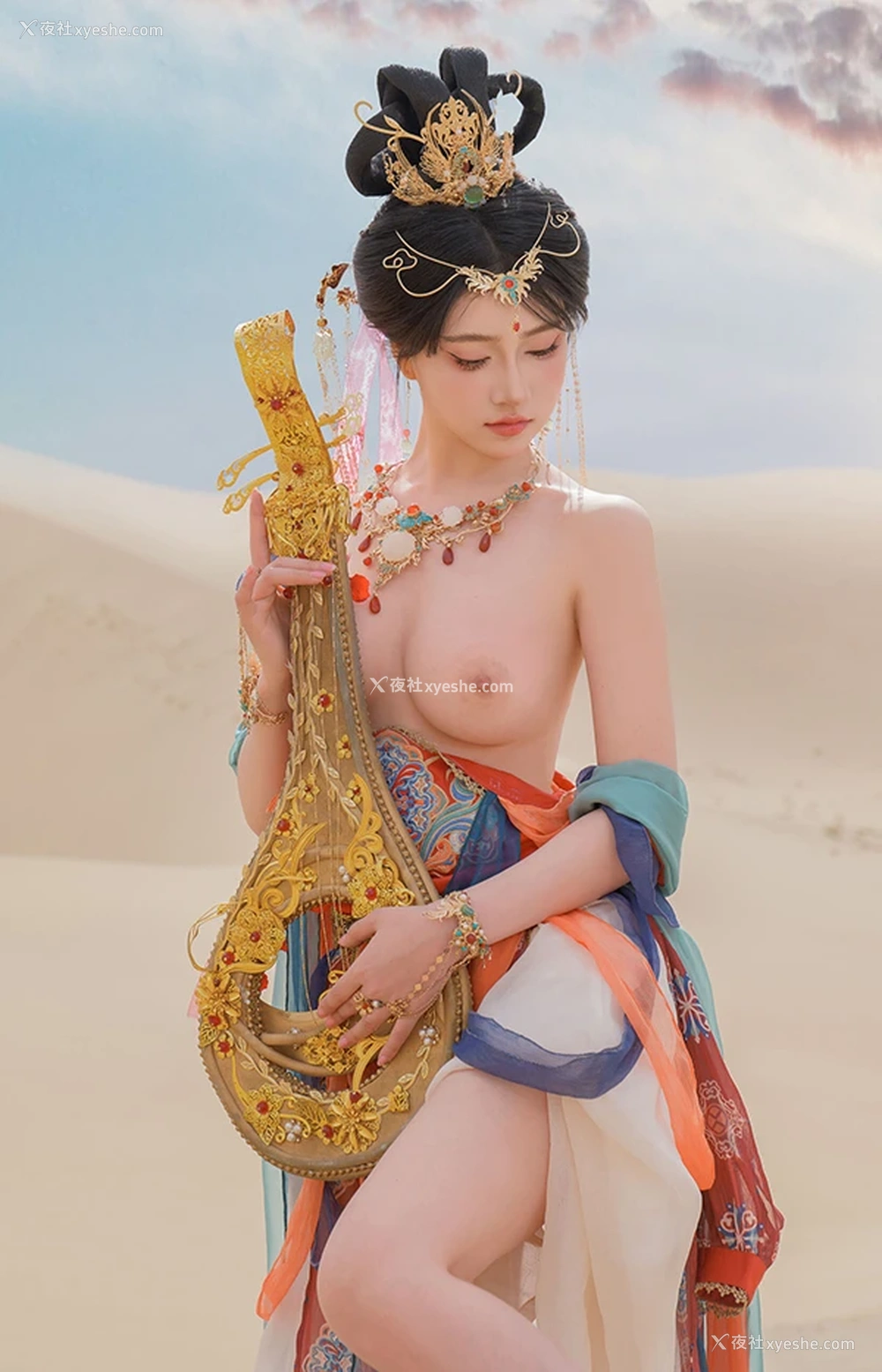 1P - 极品女神年年敦煌飞天飘飘若仙无圣光唯美图集