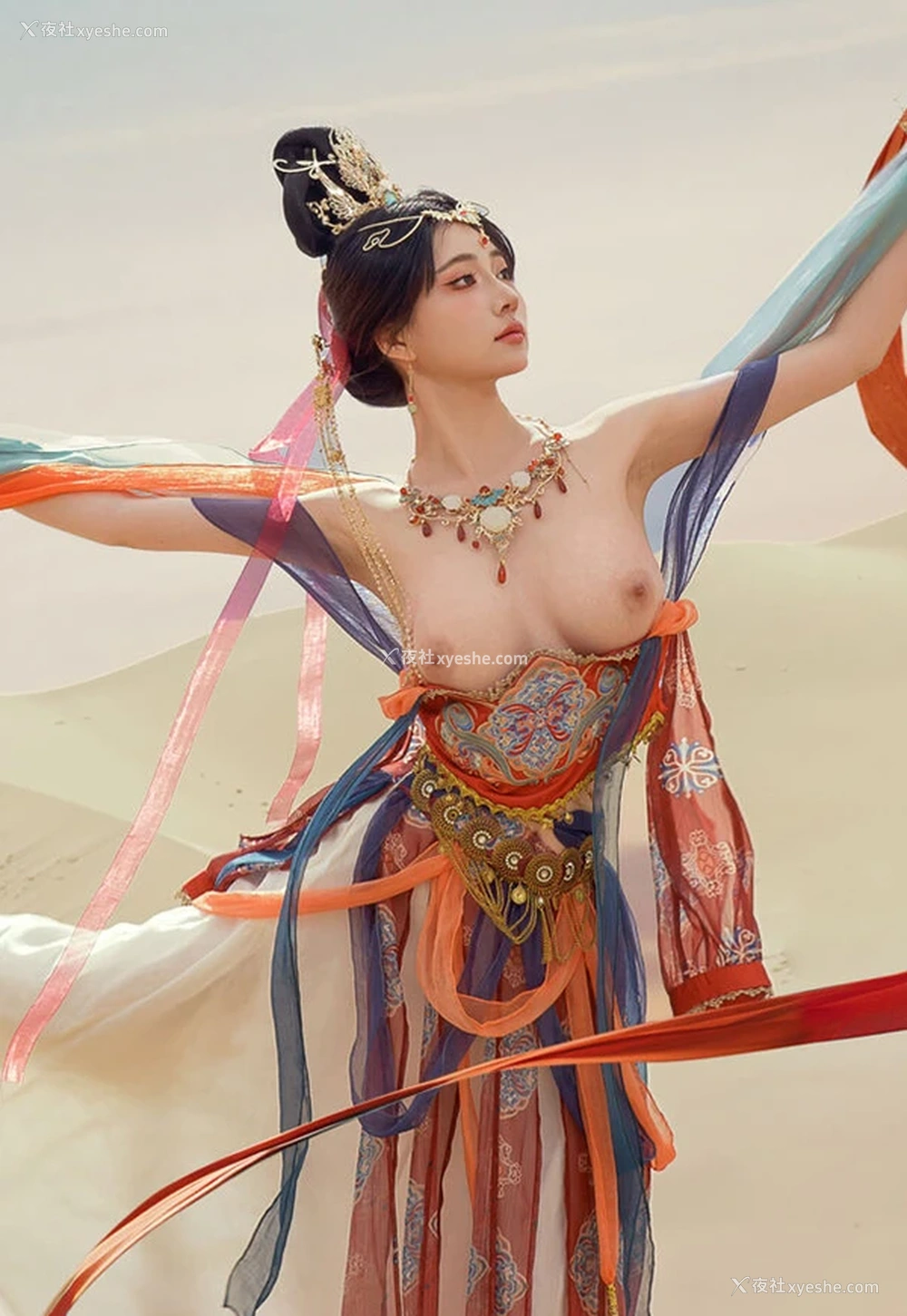 1P - 极品女神年年敦煌飞天飘飘若仙无圣光唯美图集