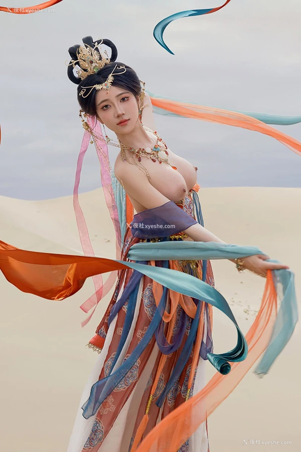 1P - 极品女神年年敦煌飞天飘飘若仙无圣光唯美图集