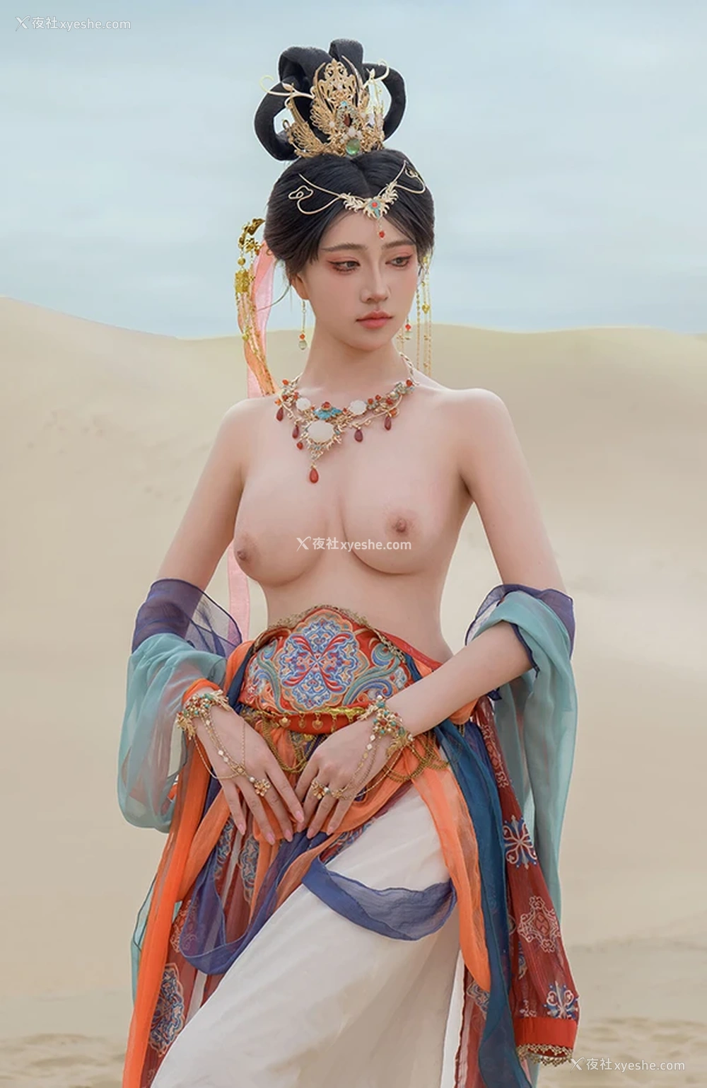 1P - 极品女神年年敦煌飞天飘飘若仙无圣光唯美图集