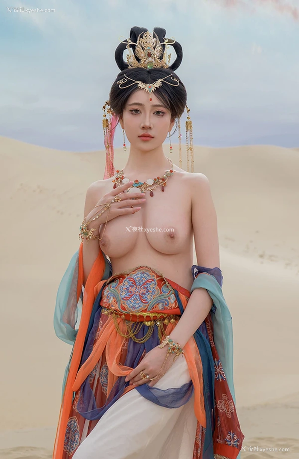 1P - 极品女神年年敦煌飞天飘飘若仙无圣光唯美图集