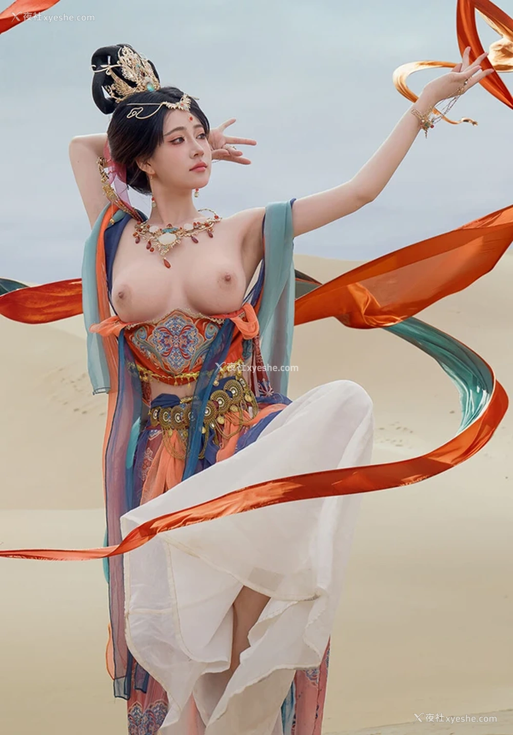 1P - 极品女神年年敦煌飞天飘飘若仙无圣光唯美图集