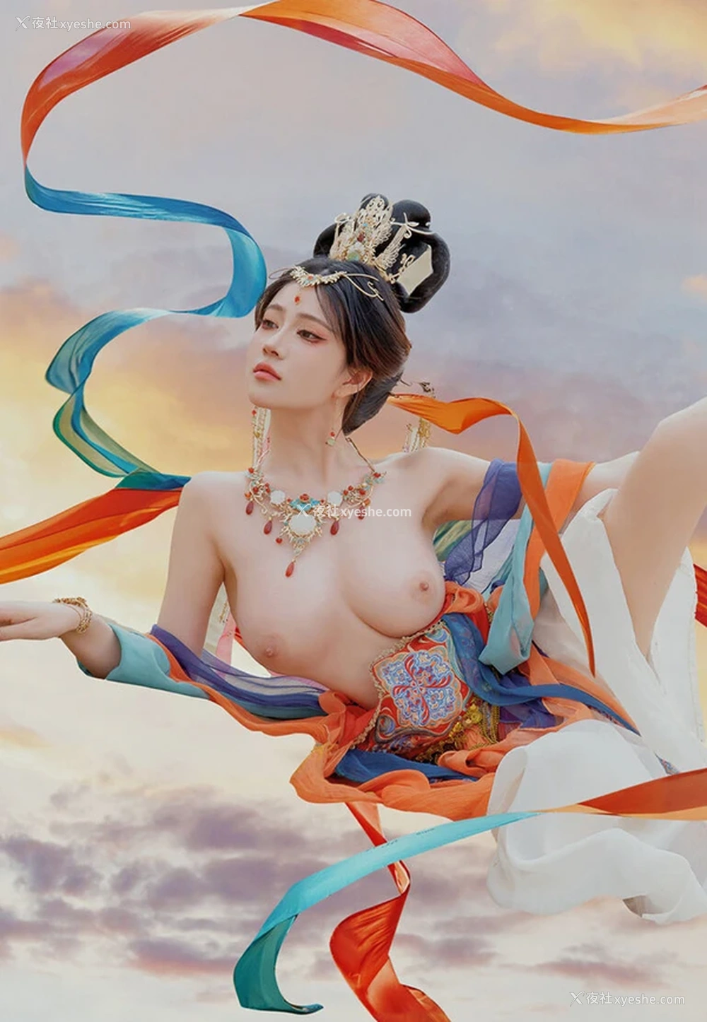 1P - 极品女神年年敦煌飞天飘飘若仙无圣光唯美图集