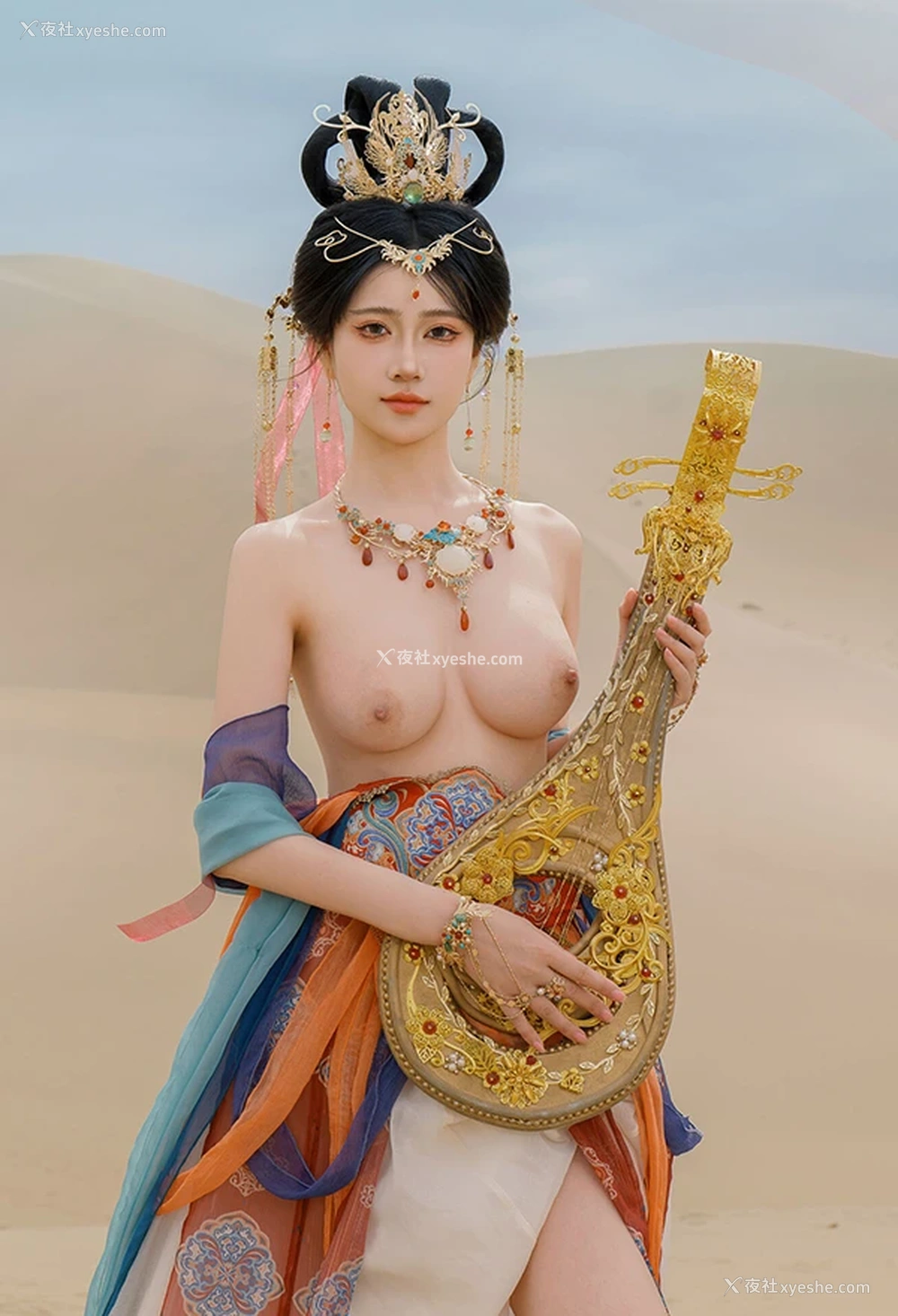 1P - 极品女神年年敦煌飞天飘飘若仙无圣光唯美图集