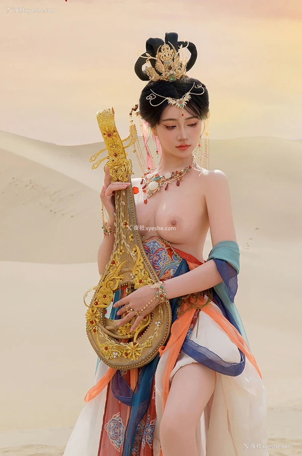 1P - 极品女神年年敦煌飞天飘飘若仙无圣光唯美图集